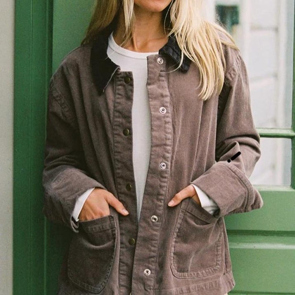 LA RELAXED Ellis cord jacket XL brown barn jacket